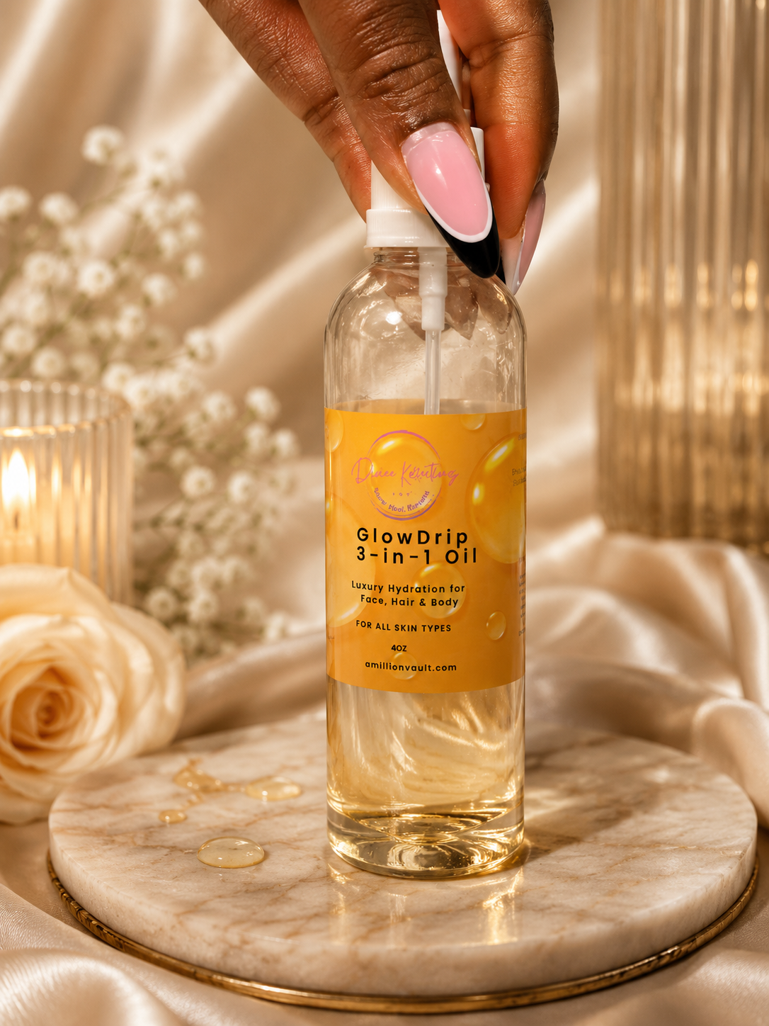 GlowDrip 3-in-1 Oil   (Face, Body & Hair)