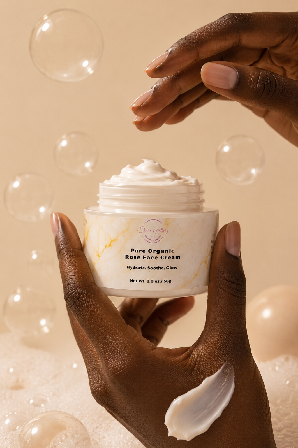Pure Organic  Rose Face Cream