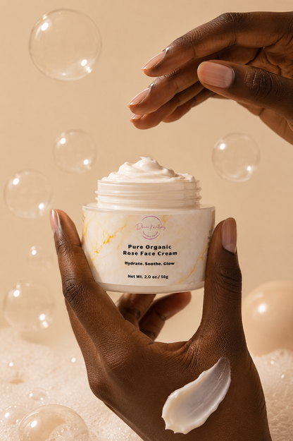 Pure Organic  Rose Face Cream
