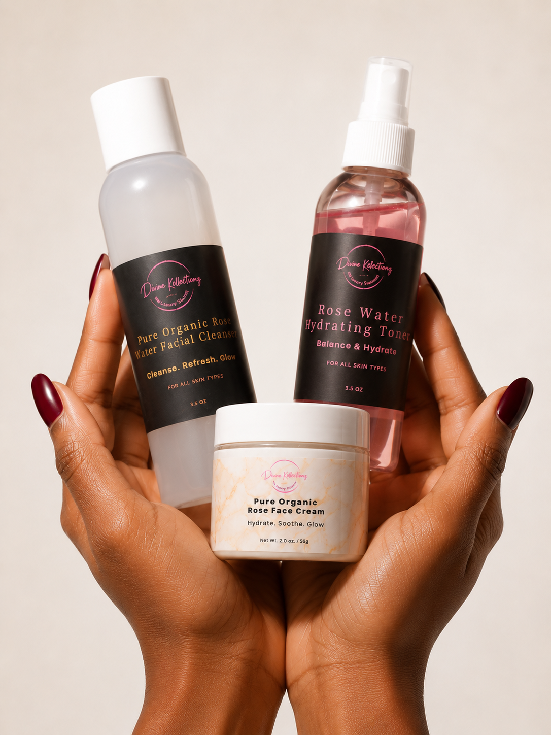 The Divine Rose Glow Trio