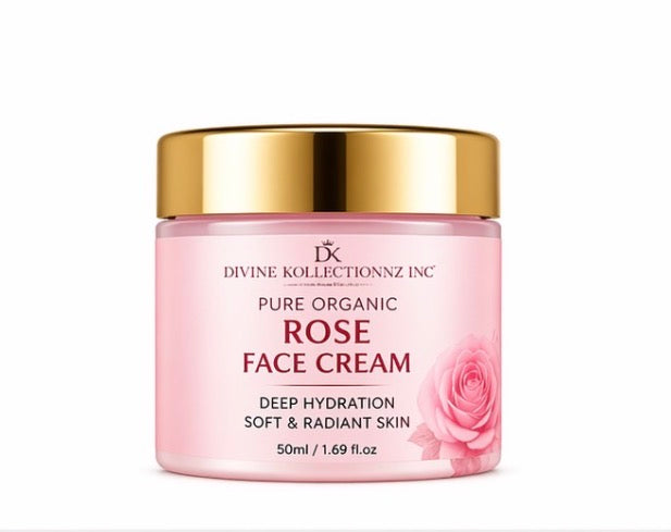 Pure Organic  Rose Face Cream